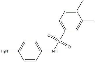 N-(4-aminophenyl)-3,4-dimethylbenzene-1-sulfonamide Structure