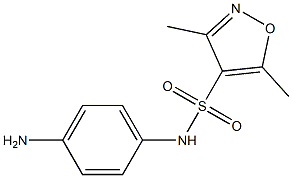 N-(4-aminophenyl)-3,5-dimethyl-1,2-oxazole-4-sulfonamide Structure