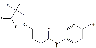 N-(4-aminophenyl)-4-(2,2,3,3-tetrafluoropropoxy)butanamide 구조식 이미지