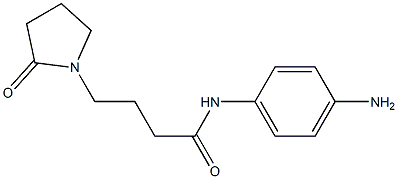 N-(4-aminophenyl)-4-(2-oxopyrrolidin-1-yl)butanamide 구조식 이미지