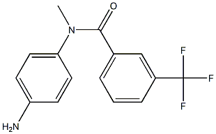 N-(4-aminophenyl)-N-methyl-3-(trifluoromethyl)benzamide Structure