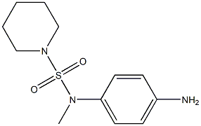 N-(4-aminophenyl)-N-methylpiperidine-1-sulfonamide 구조식 이미지