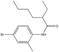 N-(4-bromo-2-methylphenyl)-2-ethylhexanamide Structure