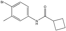 N-(4-bromo-3-methylphenyl)cyclobutanecarboxamide 구조식 이미지