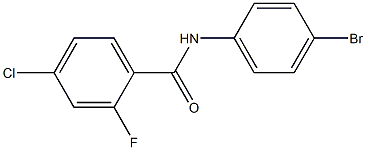 N-(4-bromophenyl)-4-chloro-2-fluorobenzamide 구조식 이미지