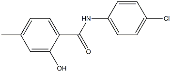 N-(4-chlorophenyl)-2-hydroxy-4-methylbenzamide Structure