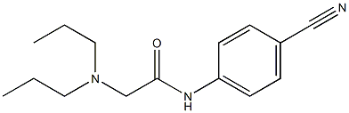 N-(4-cyanophenyl)-2-(dipropylamino)acetamide Structure