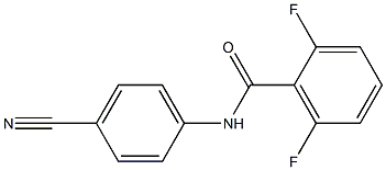 N-(4-cyanophenyl)-2,6-difluorobenzamide Structure