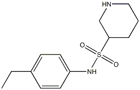 N-(4-ethylphenyl)piperidine-3-sulfonamide 구조식 이미지