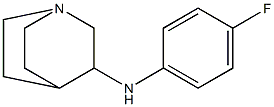 N-(4-fluorophenyl)-1-azabicyclo[2.2.2]octan-3-amine Structure