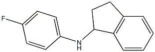 N-(4-fluorophenyl)-2,3-dihydro-1H-inden-1-amine 구조식 이미지
