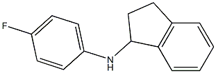 N-(4-fluorophenyl)-2,3-dihydro-1H-inden-1-amine Structure