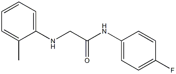 N-(4-fluorophenyl)-2-[(2-methylphenyl)amino]acetamide 구조식 이미지