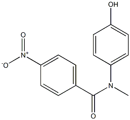 N-(4-hydroxyphenyl)-N-methyl-4-nitrobenzamide Structure