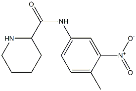 N-(4-methyl-3-nitrophenyl)piperidine-2-carboxamide Structure