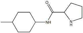 N-(4-methylcyclohexyl)pyrrolidine-2-carboxamide 구조식 이미지