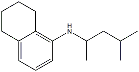 N-(4-methylpentan-2-yl)-5,6,7,8-tetrahydronaphthalen-1-amine 구조식 이미지