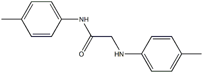 N-(4-methylphenyl)-2-[(4-methylphenyl)amino]acetamide 구조식 이미지