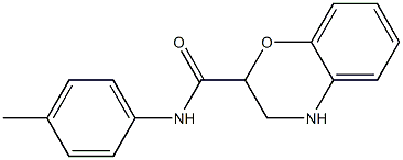 N-(4-methylphenyl)-3,4-dihydro-2H-1,4-benzoxazine-2-carboxamide 구조식 이미지