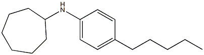 N-(4-pentylphenyl)cycloheptanamine Structure