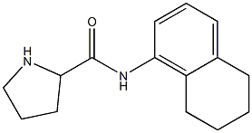 N-(5,6,7,8-tetrahydronaphthalen-1-yl)pyrrolidine-2-carboxamide Structure