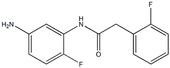 N-(5-amino-2-fluorophenyl)-2-(2-fluorophenyl)acetamide Structure