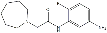 N-(5-amino-2-fluorophenyl)-2-azepan-1-ylacetamide 구조식 이미지