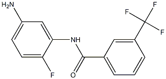N-(5-amino-2-fluorophenyl)-3-(trifluoromethyl)benzamide Structure