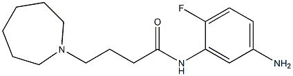 N-(5-amino-2-fluorophenyl)-4-azepan-1-ylbutanamide Structure