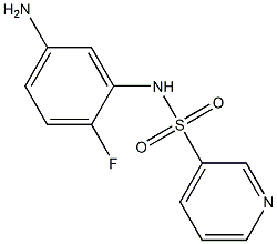 N-(5-amino-2-fluorophenyl)pyridine-3-sulfonamide Structure