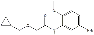 N-(5-amino-2-methoxyphenyl)-2-(cyclopropylmethoxy)acetamide Structure