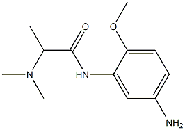 N-(5-amino-2-methoxyphenyl)-2-(dimethylamino)propanamide Structure