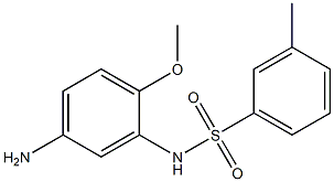 N-(5-amino-2-methoxyphenyl)-3-methylbenzenesulfonamide Structure