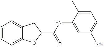 N-(5-amino-2-methylphenyl)-2,3-dihydro-1-benzofuran-2-carboxamide 구조식 이미지