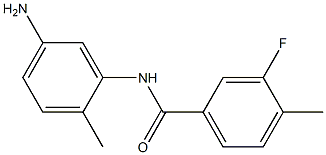 N-(5-amino-2-methylphenyl)-3-fluoro-4-methylbenzamide Structure