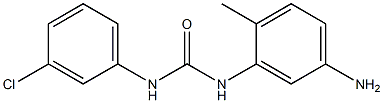 N-(5-amino-2-methylphenyl)-N'-(3-chlorophenyl)urea 구조식 이미지