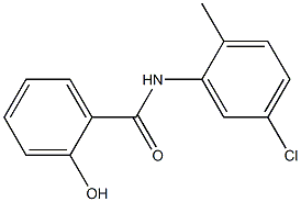 N-(5-chloro-2-methylphenyl)-2-hydroxybenzamide 구조식 이미지