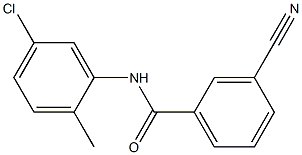 N-(5-chloro-2-methylphenyl)-3-cyanobenzamide 구조식 이미지