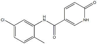 N-(5-chloro-2-methylphenyl)-6-oxo-1,6-dihydropyridine-3-carboxamide Structure