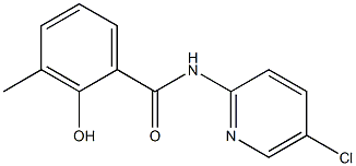 N-(5-chloropyridin-2-yl)-2-hydroxy-3-methylbenzamide 구조식 이미지