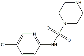 N-(5-chloropyridin-2-yl)piperazine-1-sulfonamide Structure