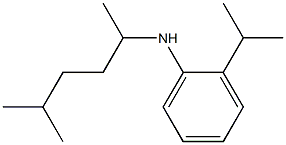 N-(5-methylhexan-2-yl)-2-(propan-2-yl)aniline Structure