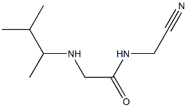 N-(cyanomethyl)-2-[(3-methylbutan-2-yl)amino]acetamide 구조식 이미지