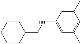 N-(cyclohexylmethyl)-3,5-dimethylaniline 구조식 이미지