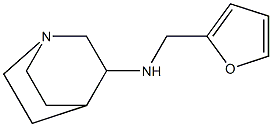 N-(furan-2-ylmethyl)-1-azabicyclo[2.2.2]octan-3-amine 구조식 이미지