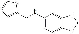 N-(furan-2-ylmethyl)-2H-1,3-benzodioxol-5-amine 구조식 이미지