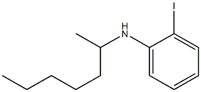 N-(heptan-2-yl)-2-iodoaniline 구조식 이미지