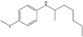 N-(heptan-2-yl)-4-(methylsulfanyl)aniline 구조식 이미지