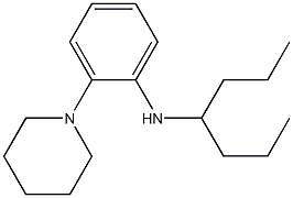 N-(heptan-4-yl)-2-(piperidin-1-yl)aniline Structure