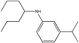 N-(heptan-4-yl)-3-(propan-2-yl)aniline 구조식 이미지